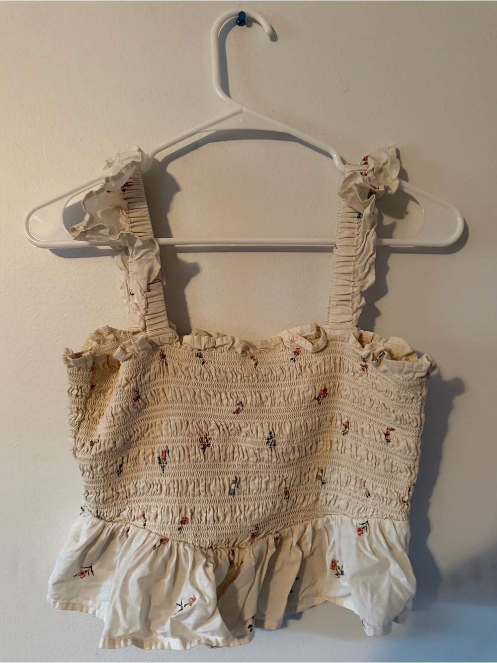 American Eagle ‘Bella’ Smocked Crop Top